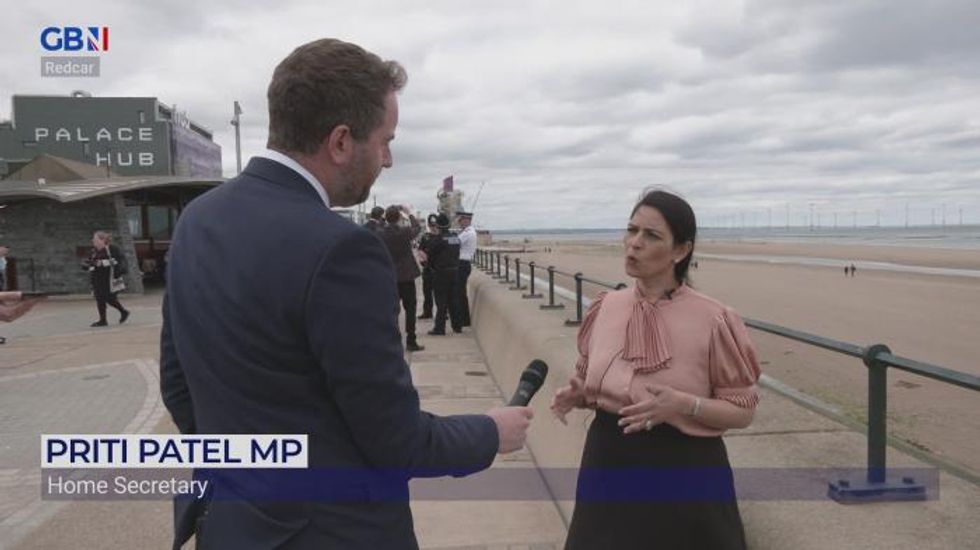 Priti Patel: Taking the knee is 'gesture politics'