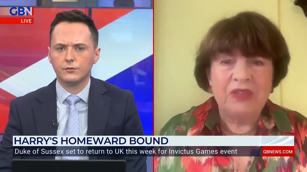 Darren Grimes and Angela Levin