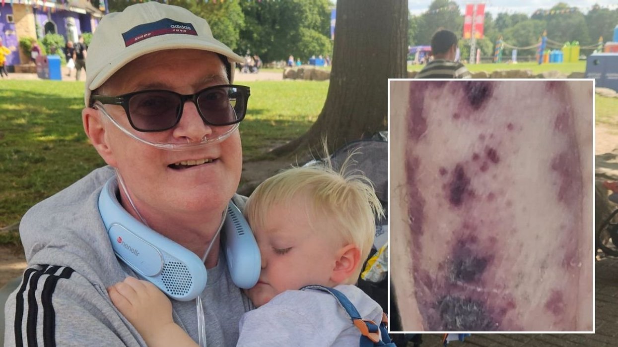 Darren White and son