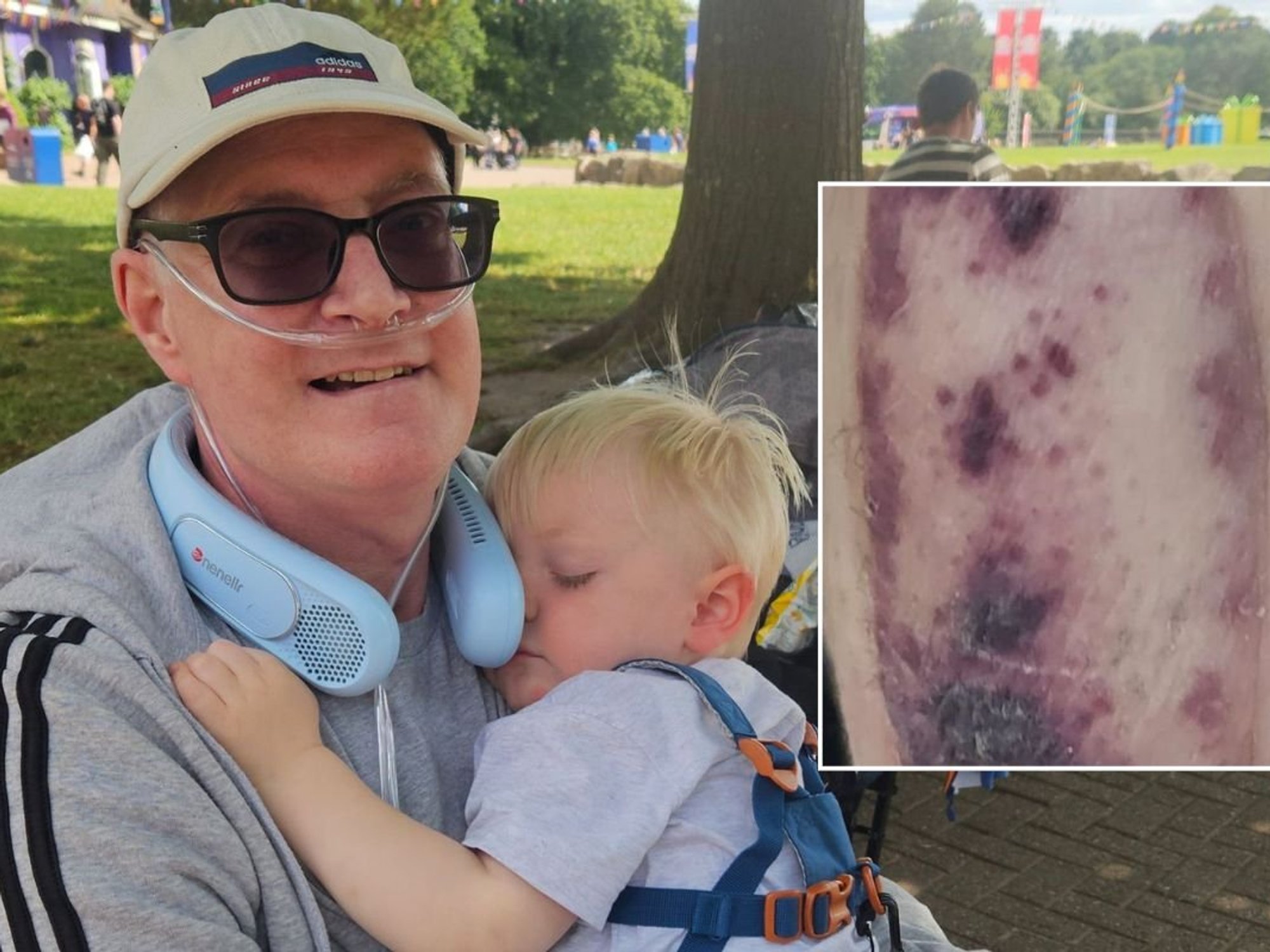 Darren White and son