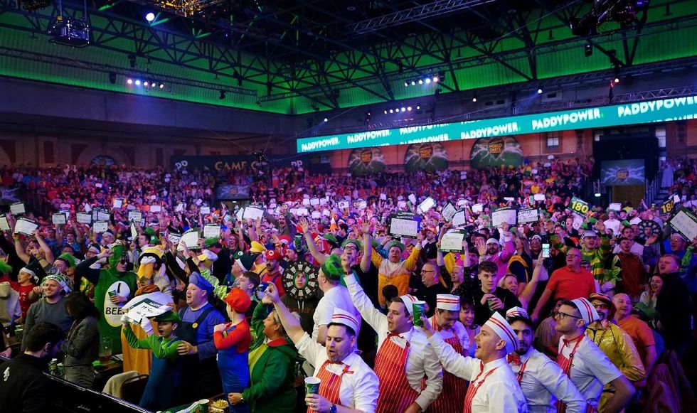 Darts fans are often part of the spectacle when it comes to the World Championship
