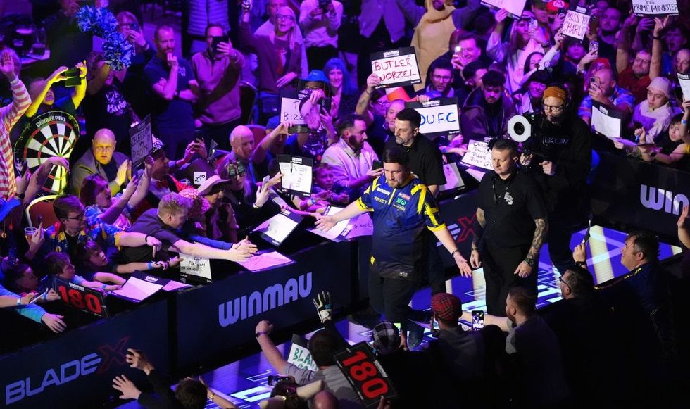 Darts fans chanted "Keir Starmer is a w***er" at Arena MK