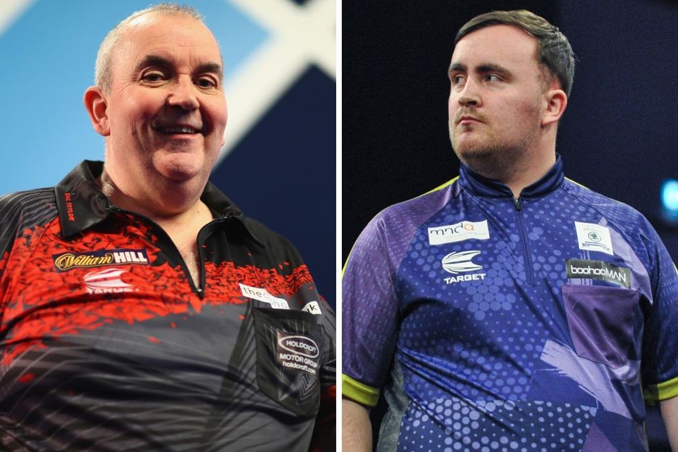 Darts Phil Taylor Luke Littler