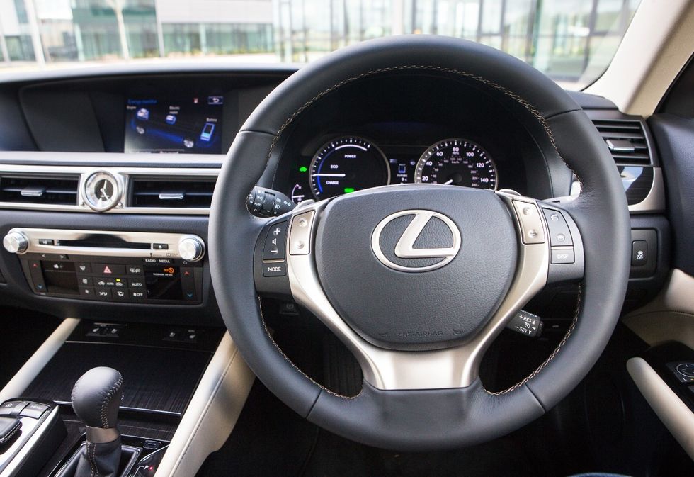 Dashboard inside a car