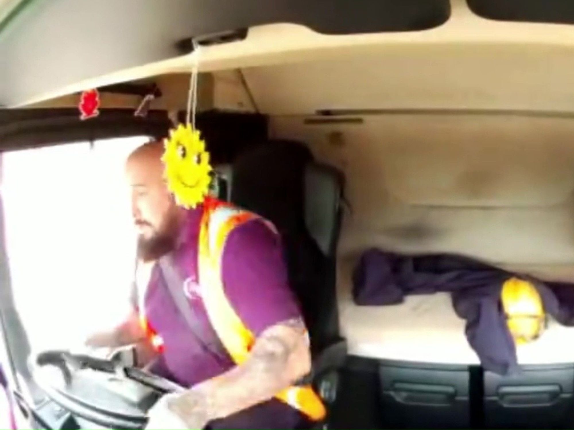 Dashcam footage of Neil Platt