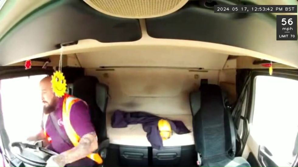 Dashcam footage of Neil Platt