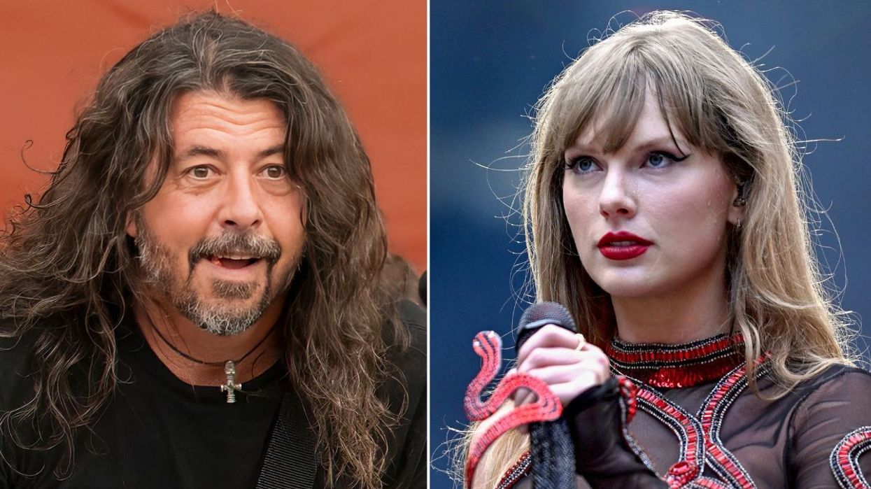 Dave Grohl and Taylor Swift