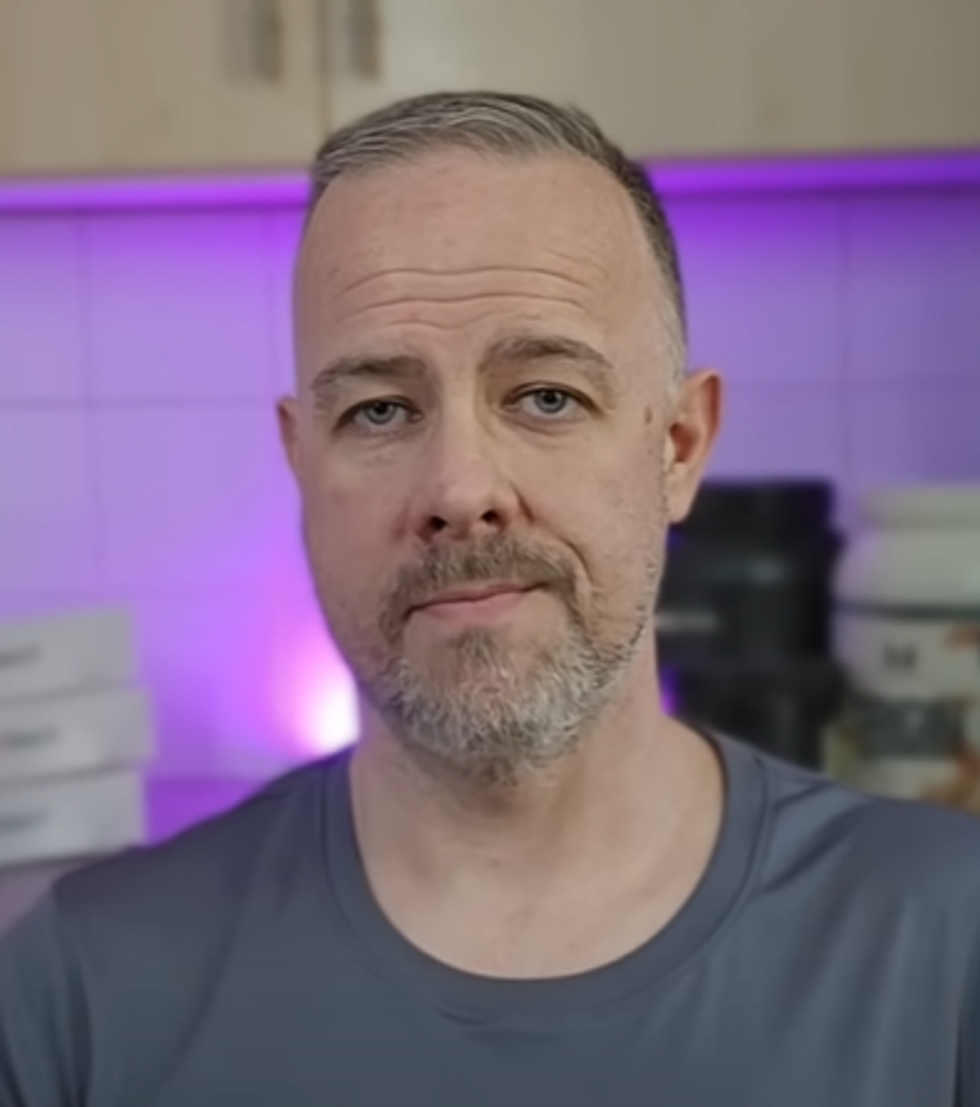 Dave speaking on his YouTube channel