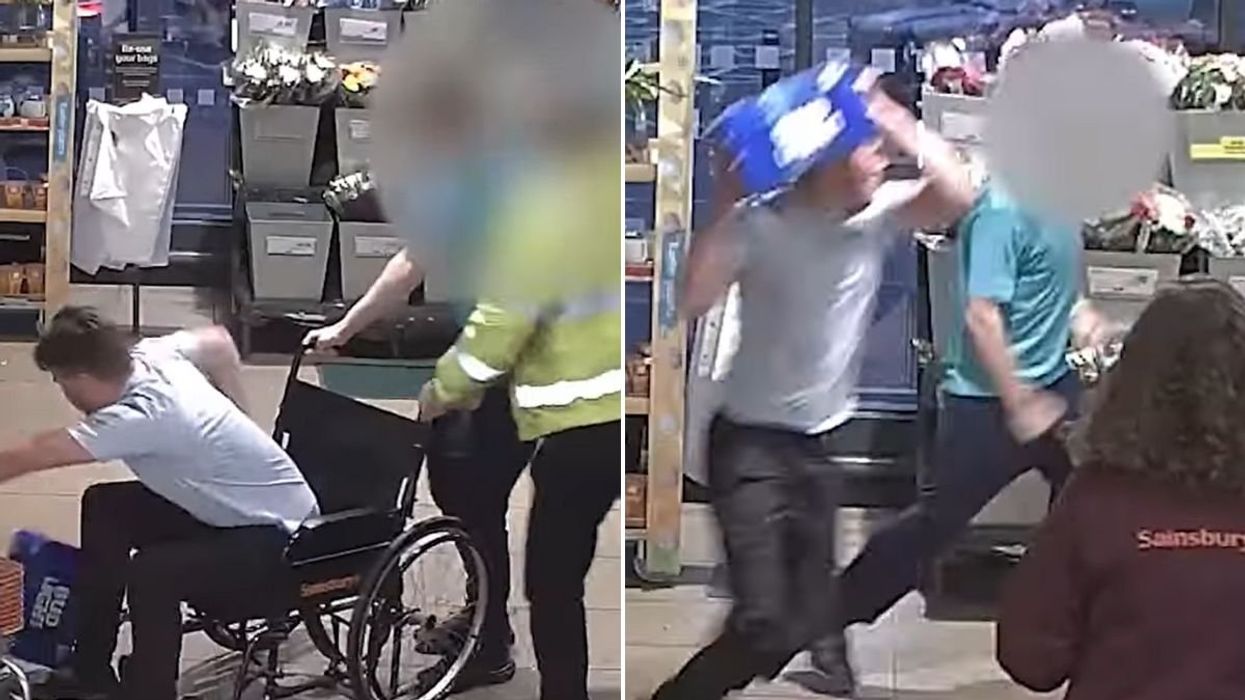 Davey Brown assualted Sainsbury's security aftter his attempt to steal beer while posing as someone in a wheelchair was rumbled