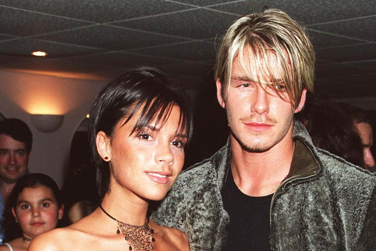 David and Victoria Beckham in 1999