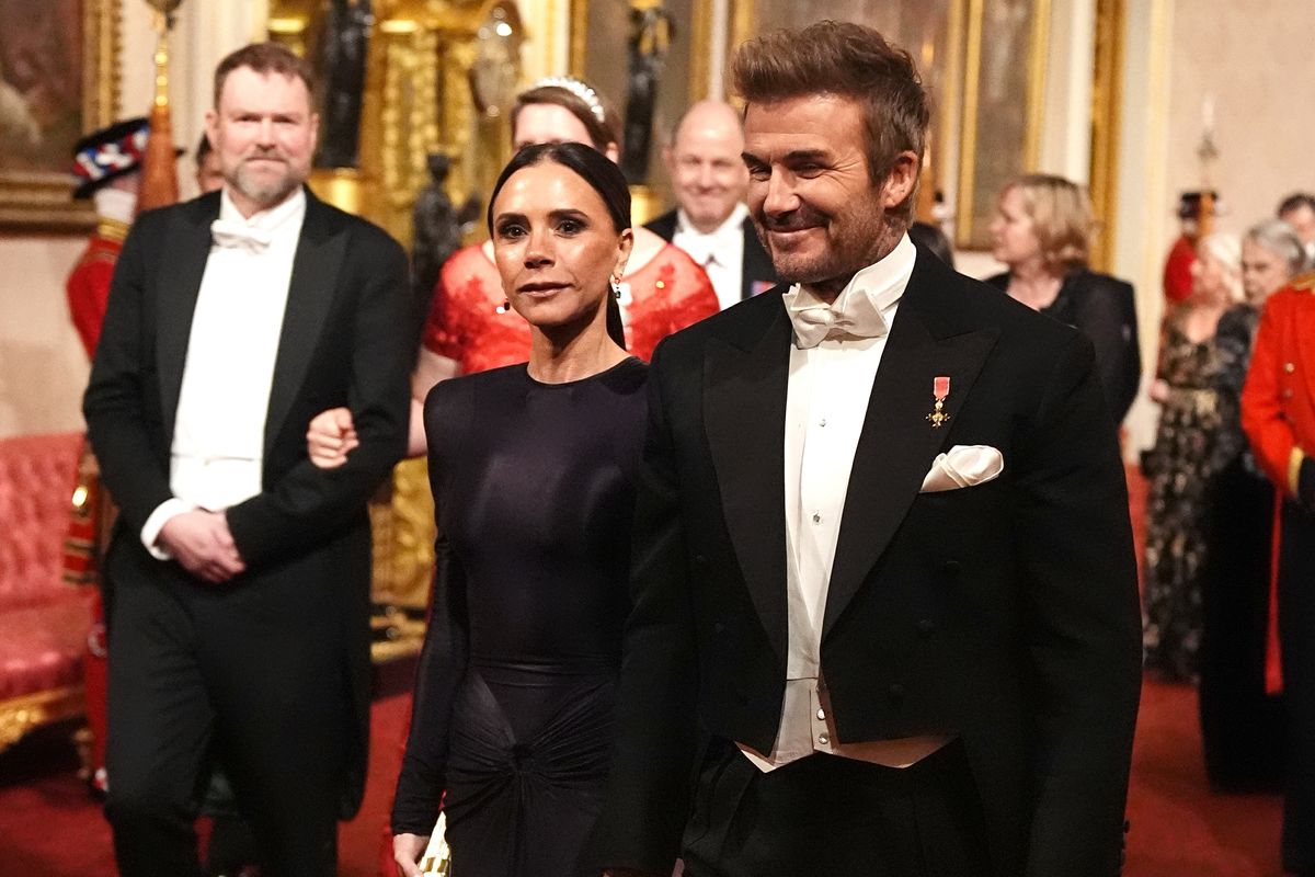 David Beckham and Victoria Beckham