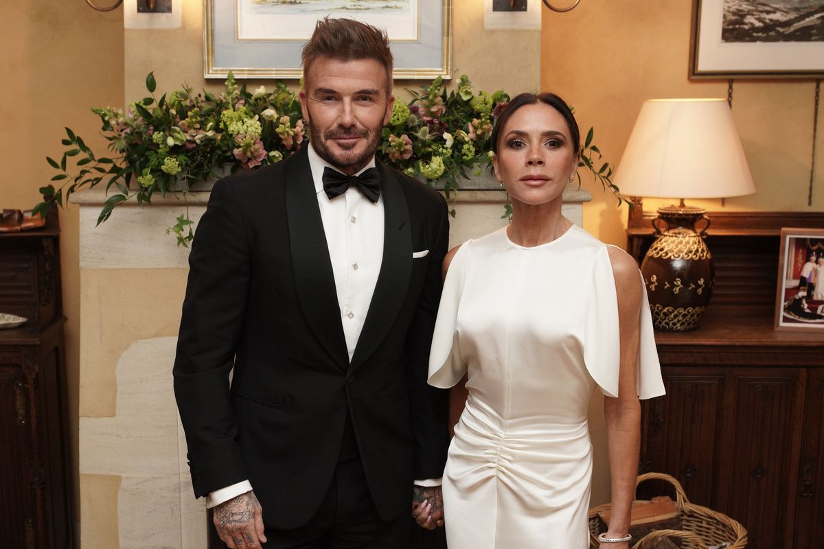 David Beckham and Victoria Beckham