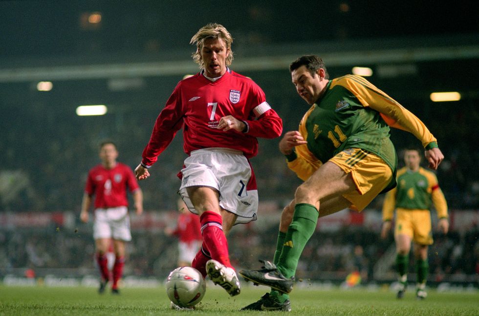 David Beckham England Australia