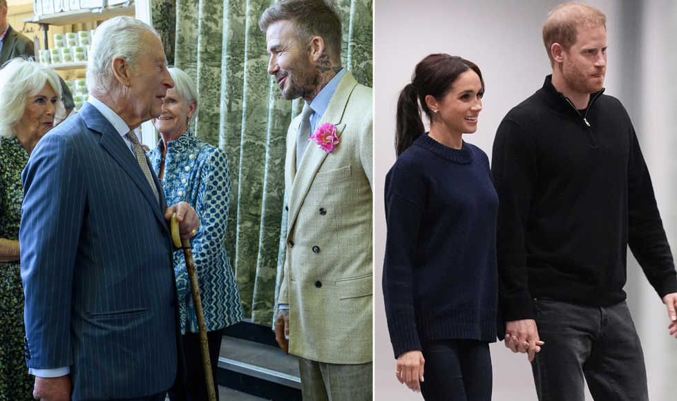 David Beckham, King and Queen, Harry and Meghan