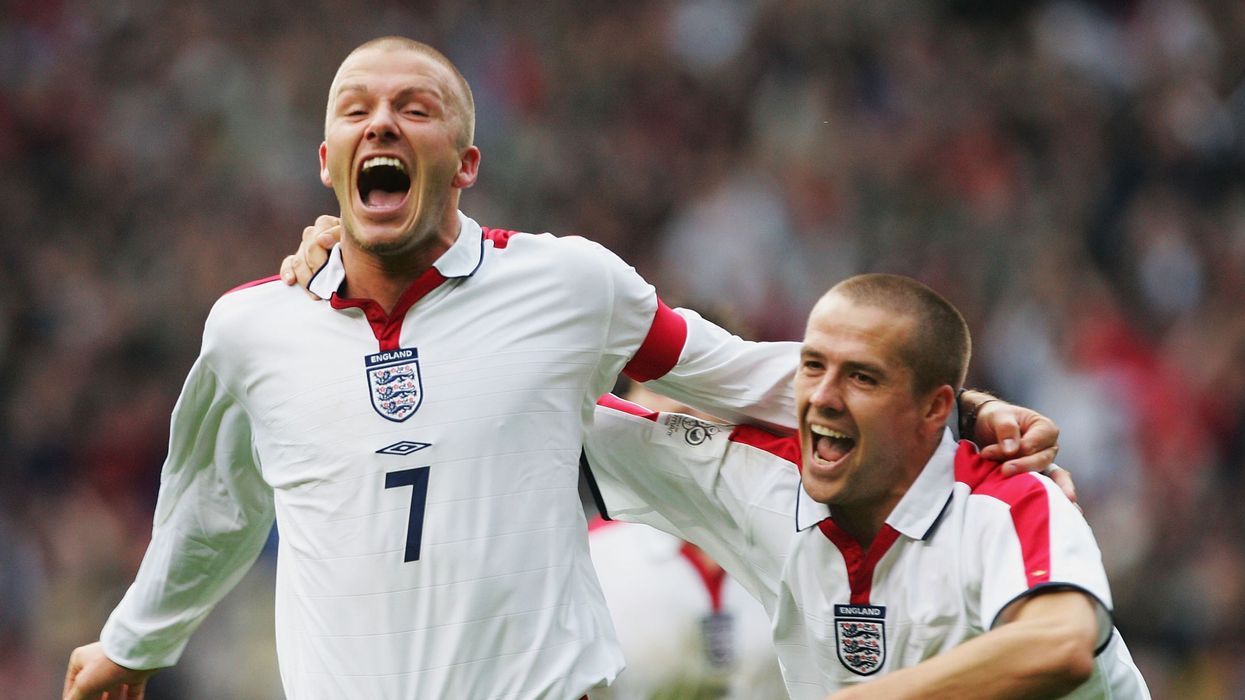 David Beckham Michael Owen