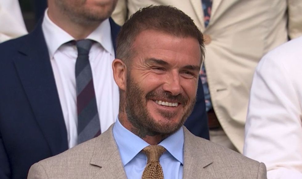 David Beckham saw the funny side of Emma Raducanu's comments