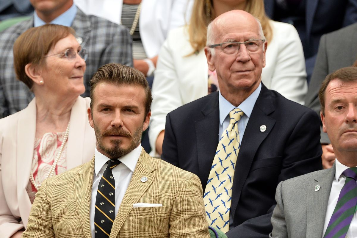 David Beckham Sir Bobby Charlton