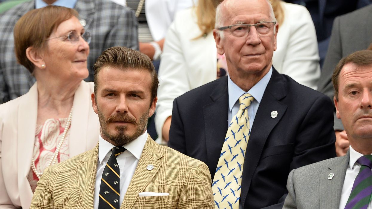 David Beckham Sir Bobby Charlton