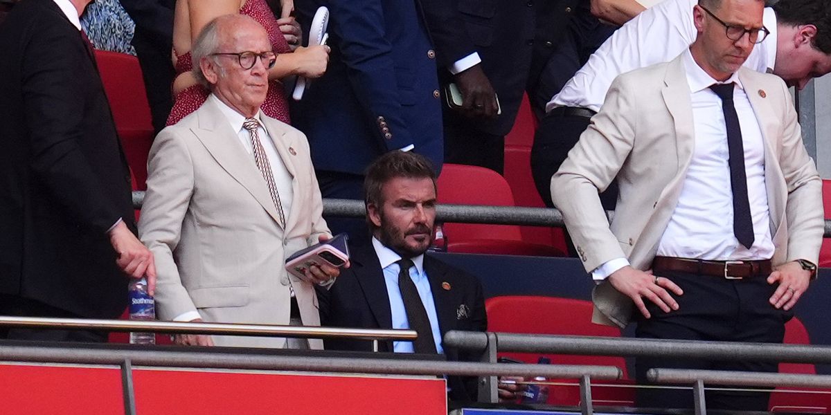 David Beckham suffers heartbreak as club he co-owns with other Manchester United legends loses at Wembley David Beckham suffers heartbreak as club he co-owns with other Manchester United legends loses at Wembley