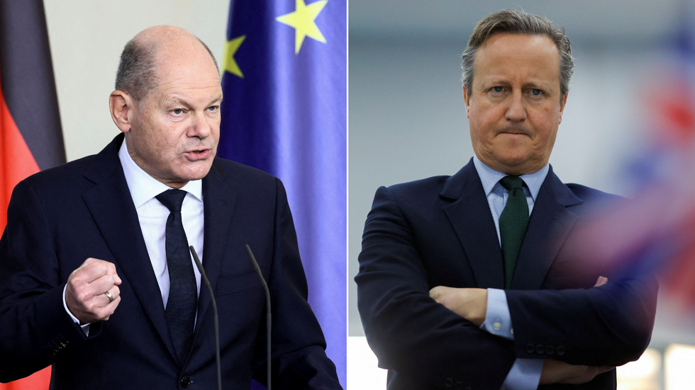 David Cameron and Olaf Scholz