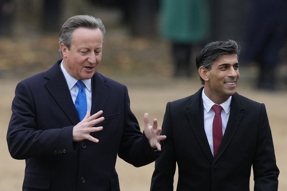 David Cameron and Rishi Sunak