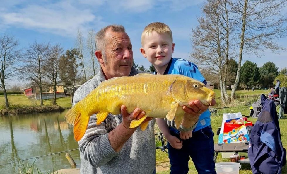 David Carpenter with his grandson