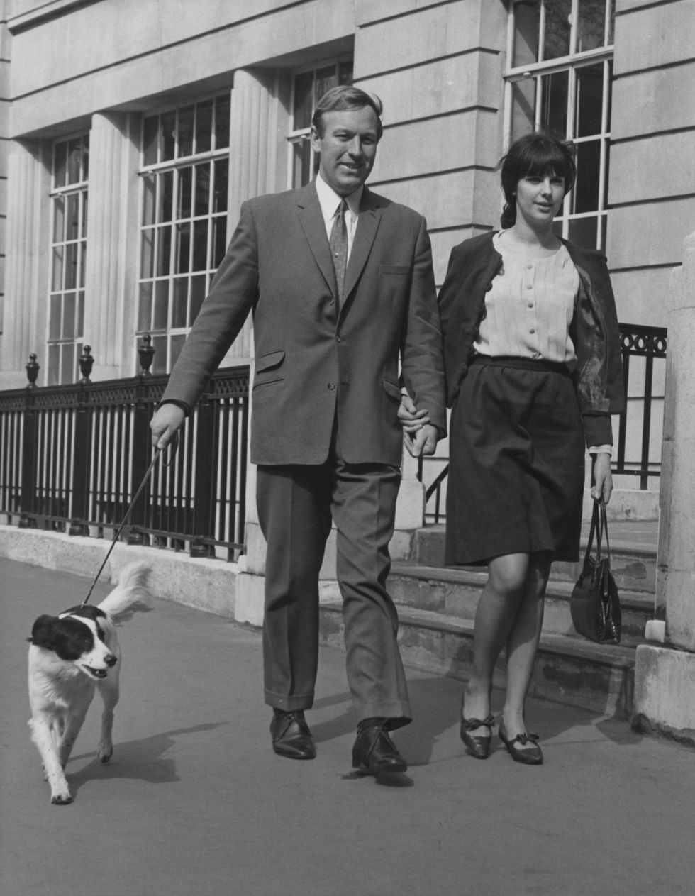 David Corbett pictured with his wife Jeanne and Pickles the dog