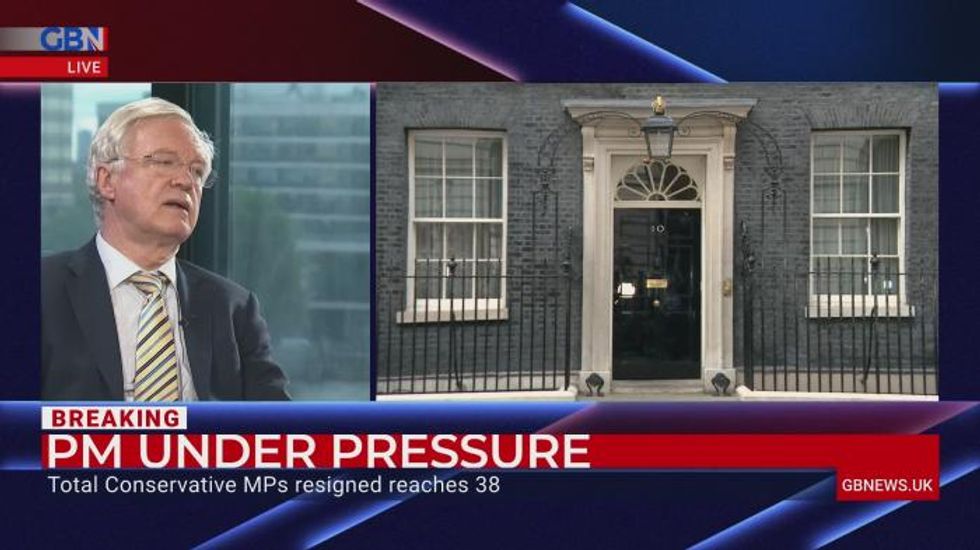 Boris Johnson has choice of a 'dignified exit' or being 'thrown out on his ear' says David Davis
