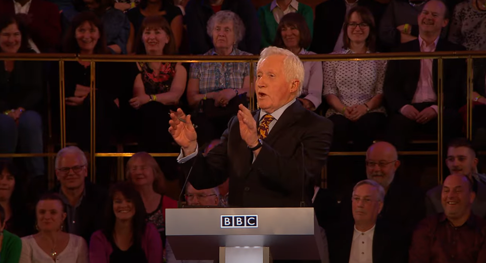 David Dimbleby claimed the BBC audience was representative