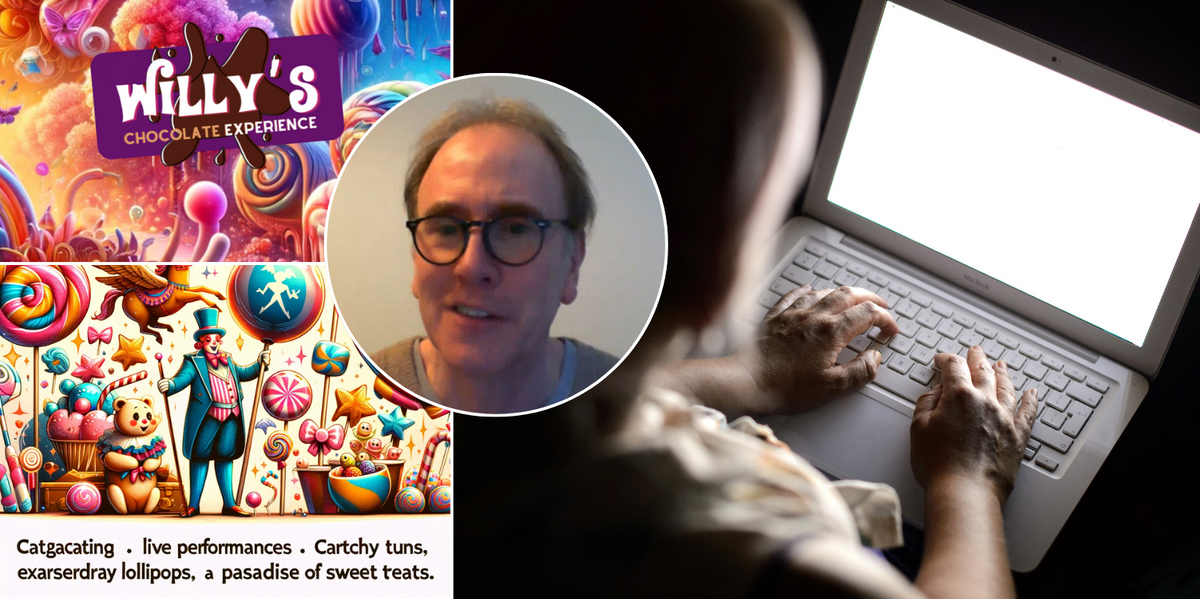 NextImg:Scammers want your 'money and data' Britons warned as Willy Wonka event disaster blamed on AI ads