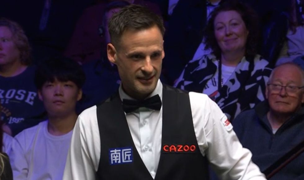 David Gilbert was able to laugh about the distraction