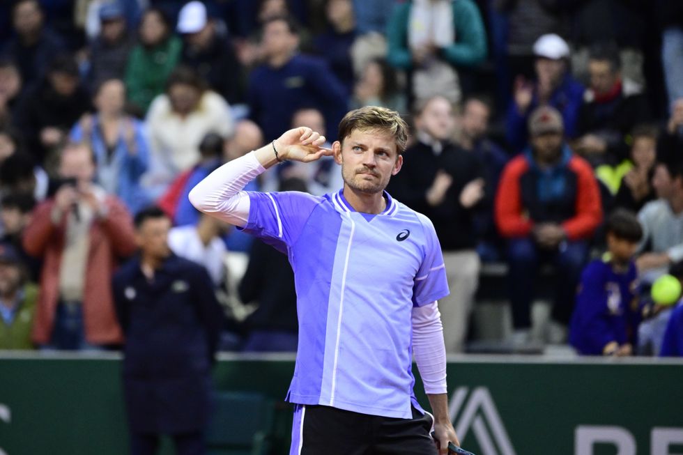 David Goffin was upset with the rowdy crowd