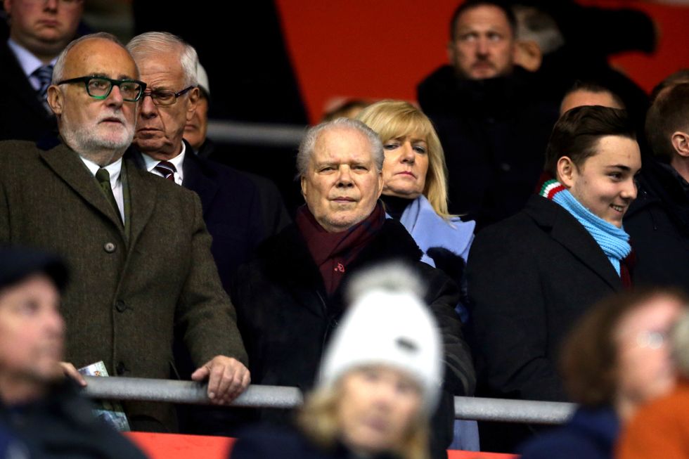 David Gold during the Premier League match at St Mary's Stadium, Southampton.