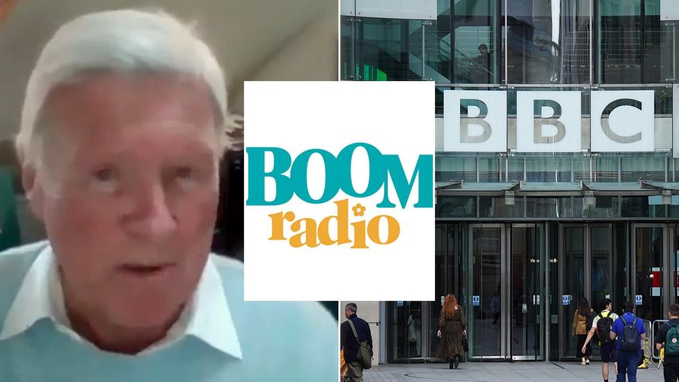 David Hamilton, Boom Radio logo, BBC broadcasting house