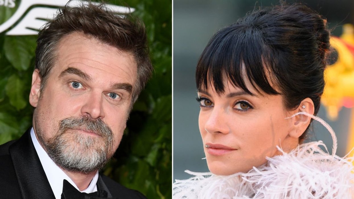 David Harbour and Lily Allen