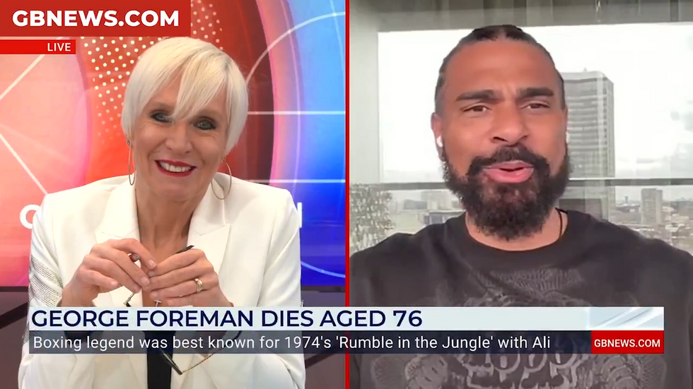 David Haye joined Dawn Neesom on GB News\u200b