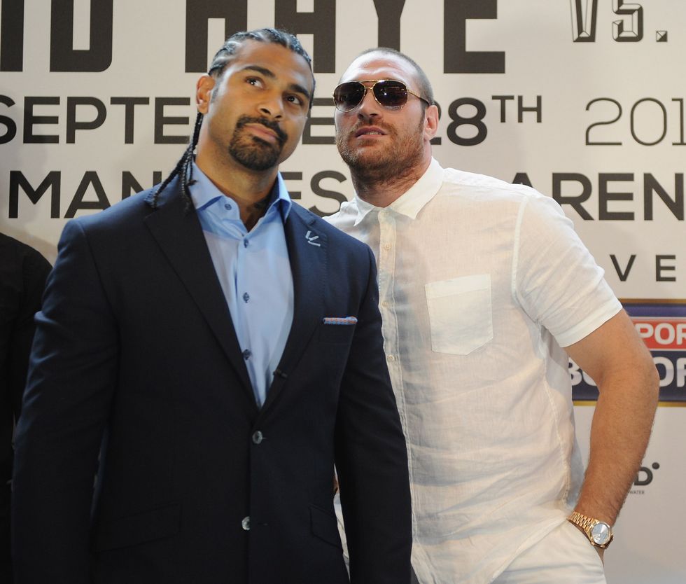 David Haye pulled out of his fight with Tyson Fury in 2013