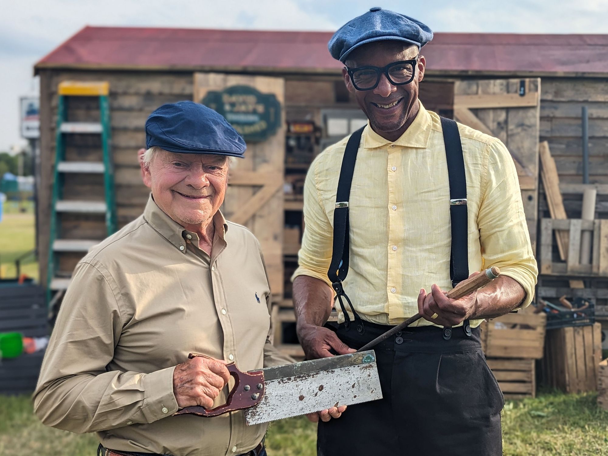 David Jason and Jay Blades