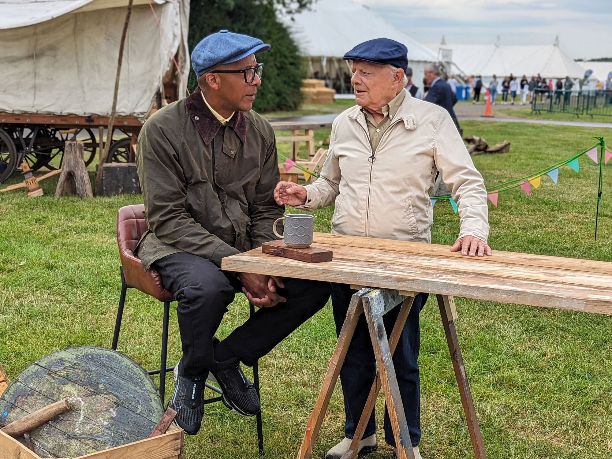 David Jason and Jay Blades