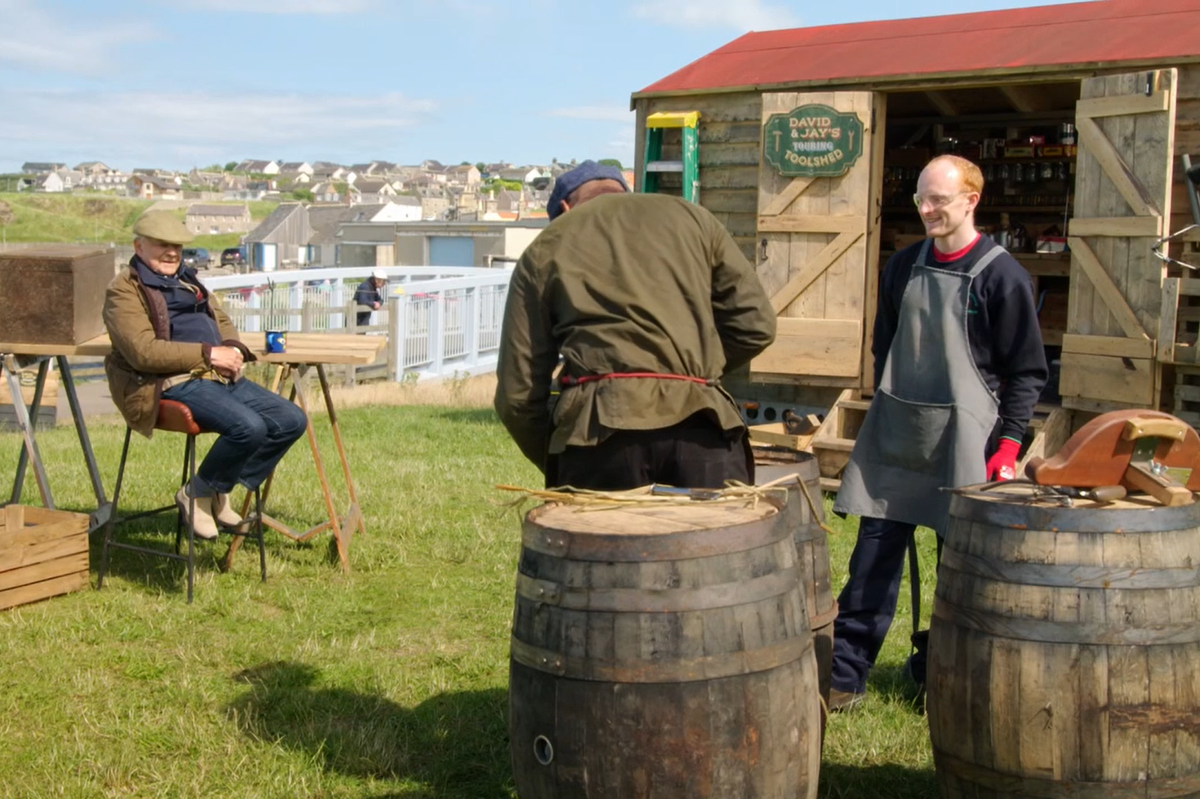 David Jason and Jay Blades