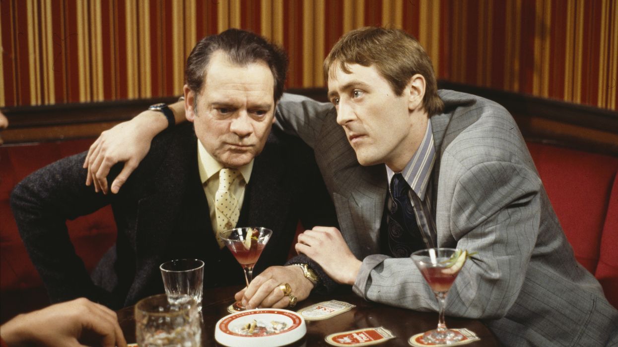 David Jason and Nicholas Lyndhurst as Del Boy and Rodney