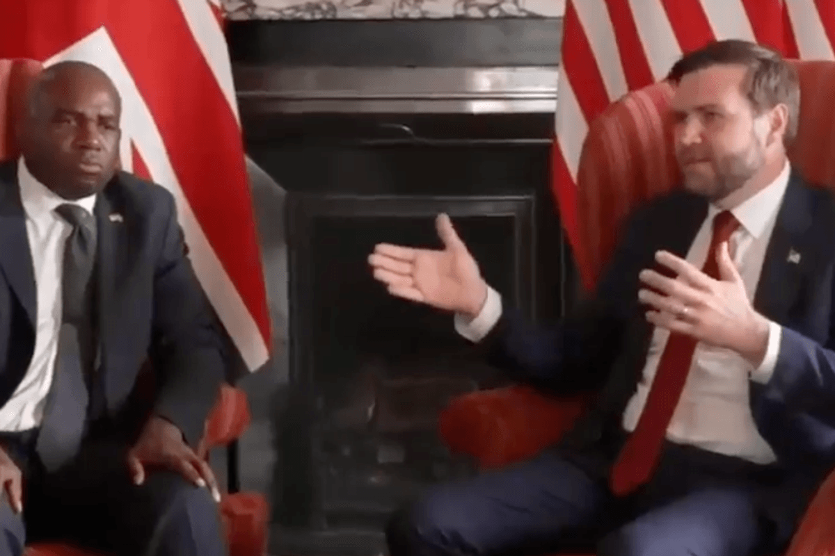 David Lammy and JD Vance