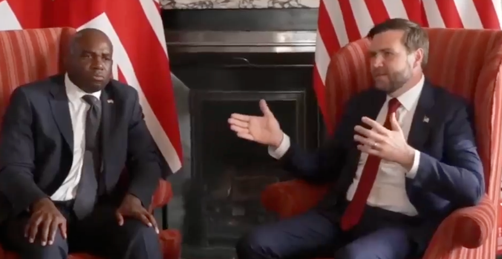 David Lammy and JD Vance