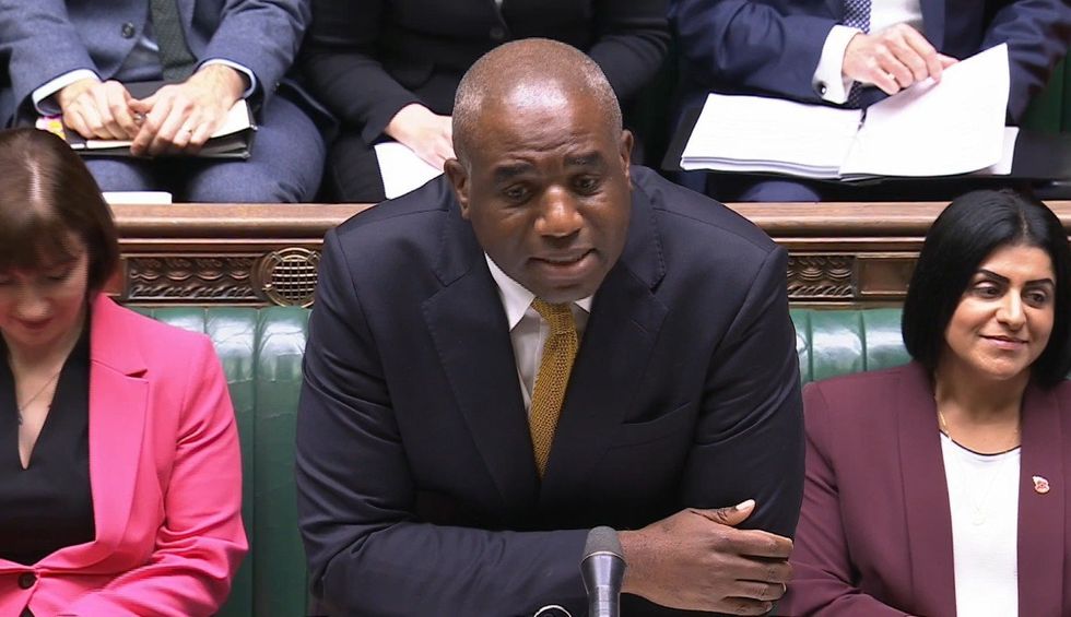 David Lammy in the House of Commons