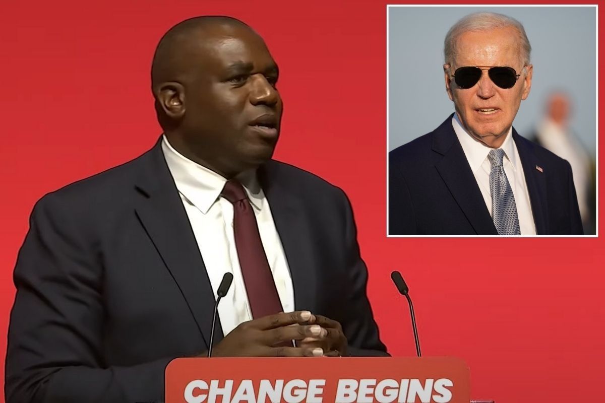David Lammy steals slogan from Joe Biden as he paints picture of Labour's global plans