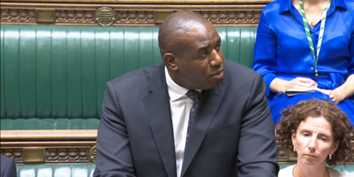 NextImg:Lammy SUSPENDS Israel arms licences after months of Palestine activists' pressure