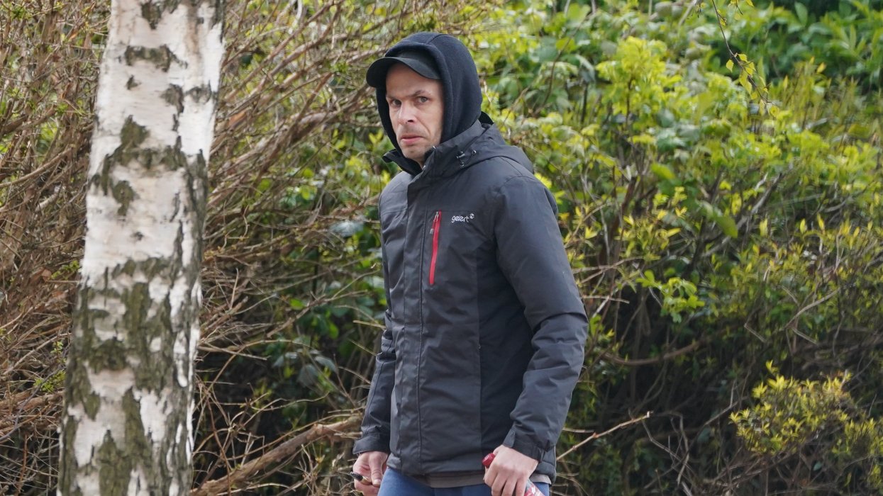 David Lee arrives at South Tyneside Magistrates' Court