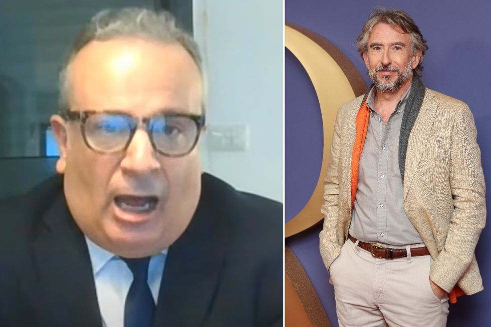 David Mencer and Steve Coogan