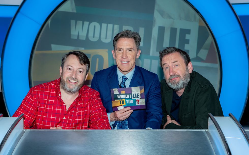 David Mitchell, Rob Brydon and Lee Mack