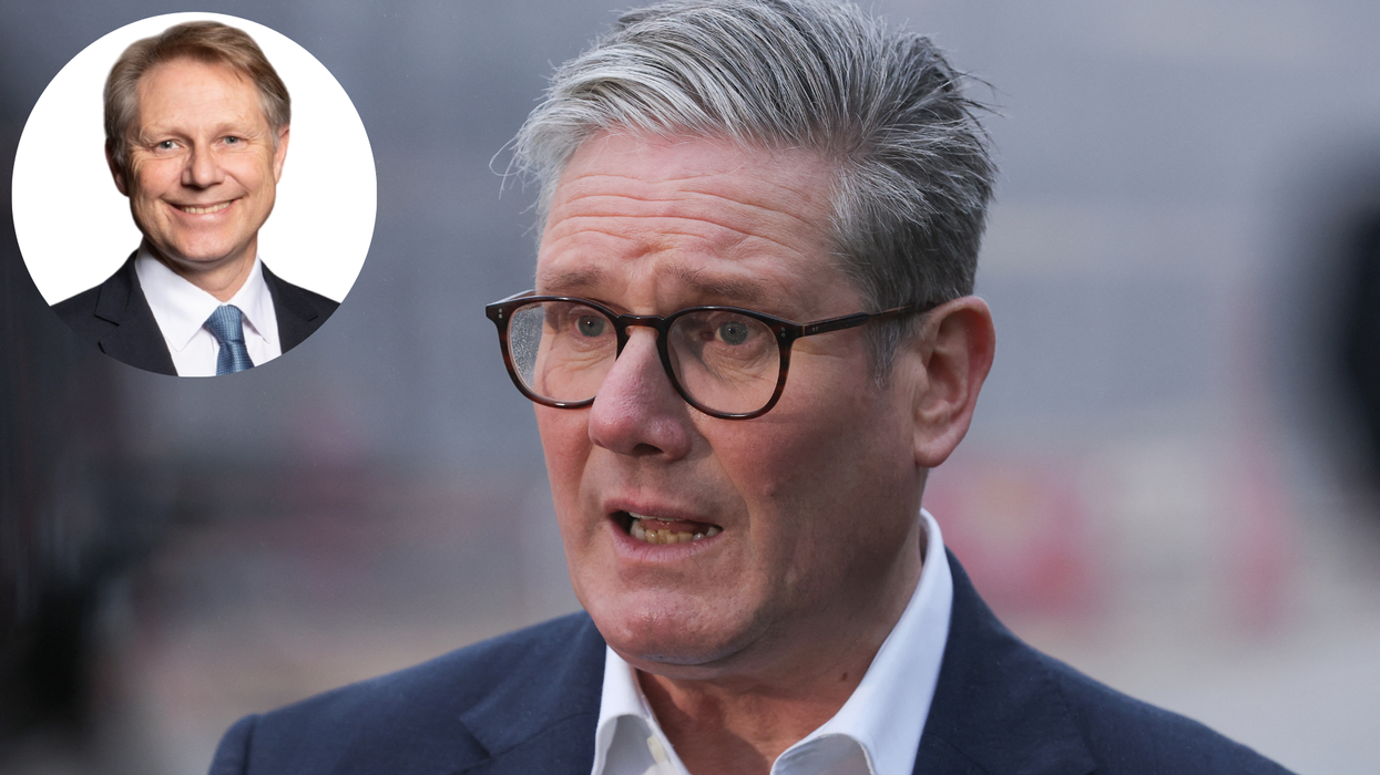 David Morris and Keir Starmer